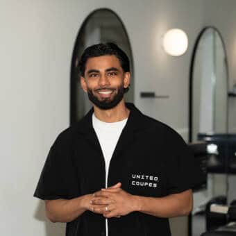 Satish, eigenaar bij United Coupes
